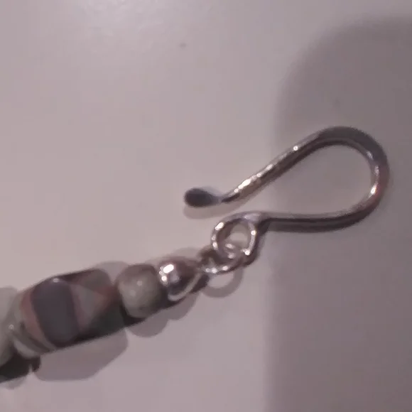 ❤️🎁Jay King Mine Finds Grey/Green/Brown Jasper Necklace 21" w/ 3" 925 Extender - Picture 11 of 12